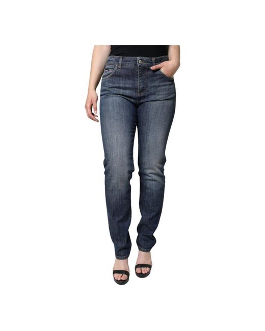 Dolce & Gabbana Blue Dunkelblaue skinny denim jeans