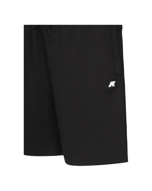 Casual Shorts K-Way de hombre de color Black