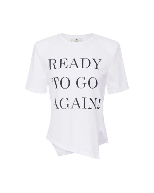 Elisabetta Franchi White Stilvolle kleider kollektion