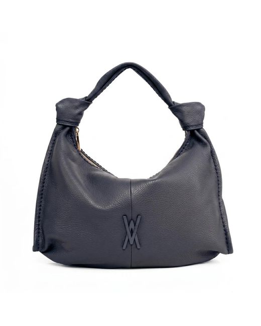 Plinio Visona' Blue Shoulder Bags