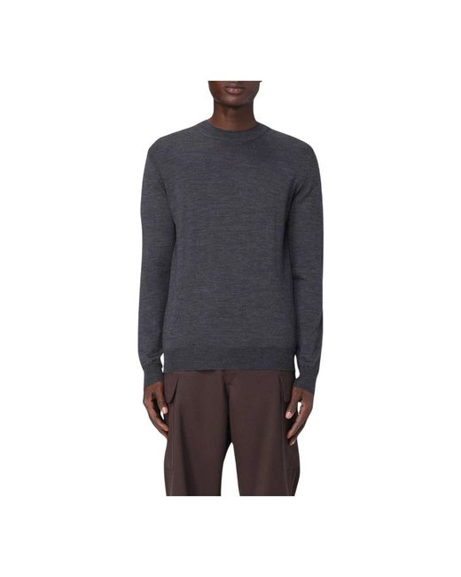 Mauro Grifoni Blue Round-Neck Knitwear for men
