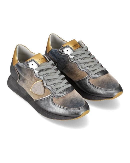 Philippe Model Gray Sneakers