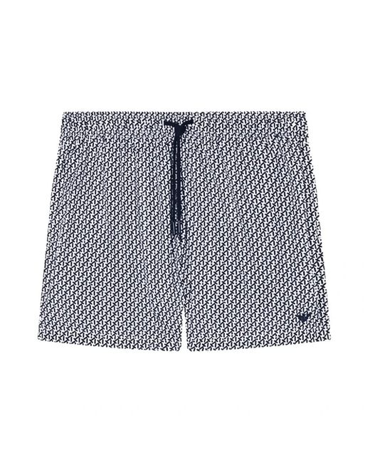 Emporio Armani Blue Beachwear for men