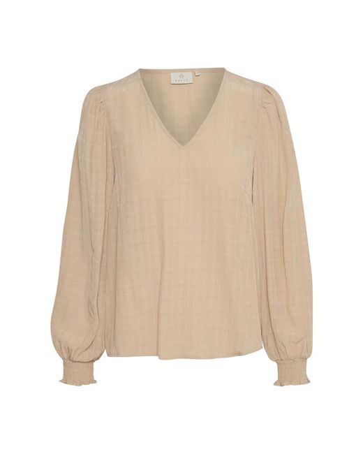 Kaffe Blouses in het Natural