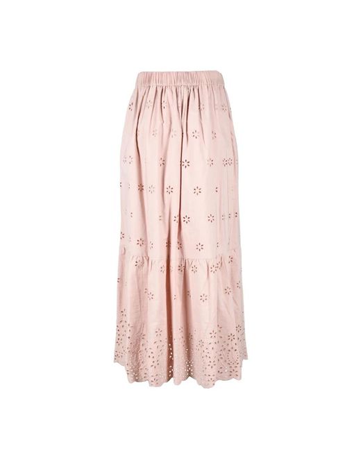 Semicouture Midi Skirts in het Pink