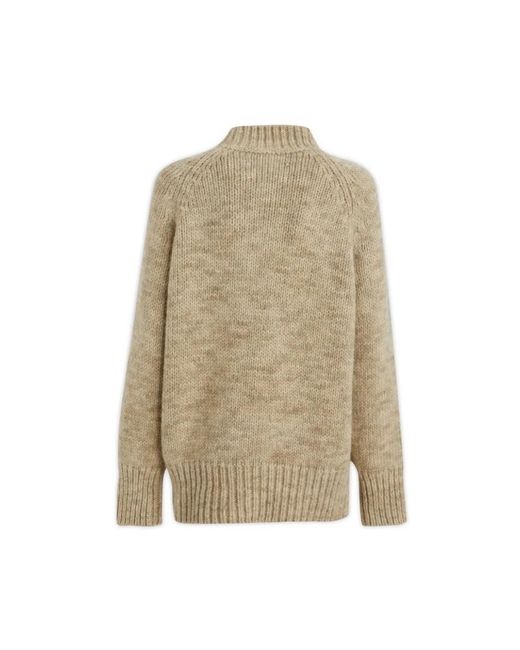 Maison Margiela Natural Round-Neck Knitwear