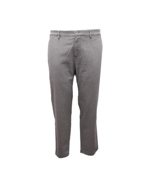Paolo Pecora Gray Chinos for men