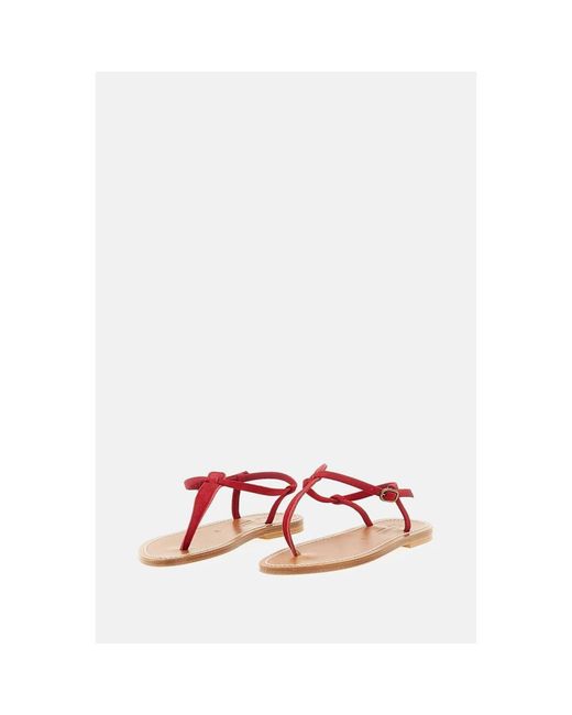 K. Jacques Pink Flat Sandals
