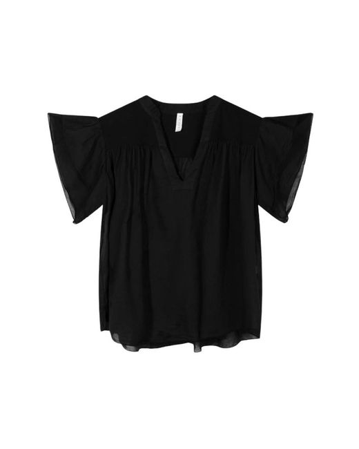 Blouses 10Days de color Black