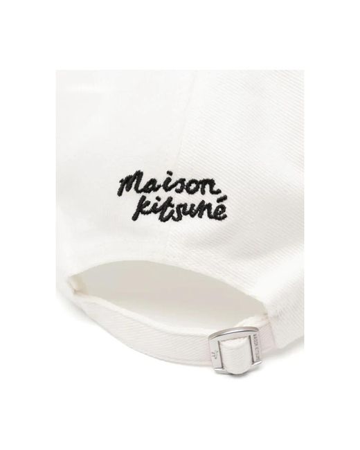 Maison Kitsuné White Caps for men
