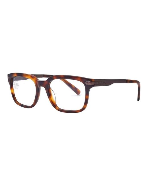 Vuarnet Accessoires ,Bruin ,Bruine Acetaat Monturen Met Clip-On in het Brown
