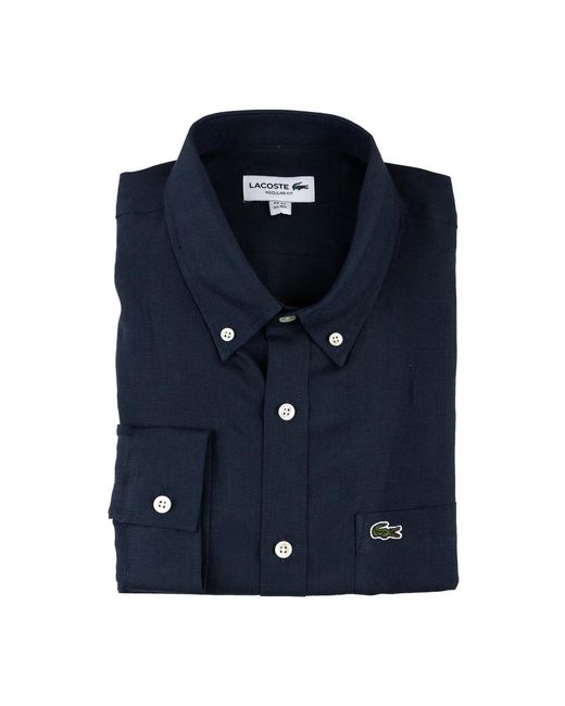 Lacoste Blue Casual Shirts for men