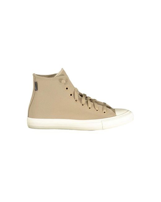 Converse High-Top Leder Sneaker in Natural für Herren