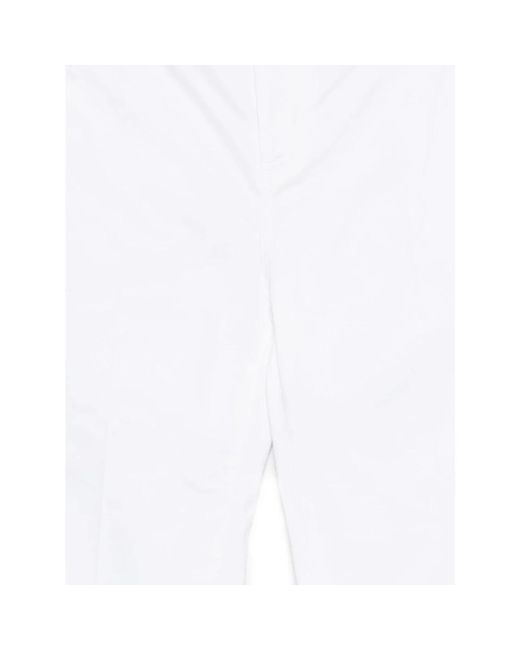 Liu Jo White Straight Trousers