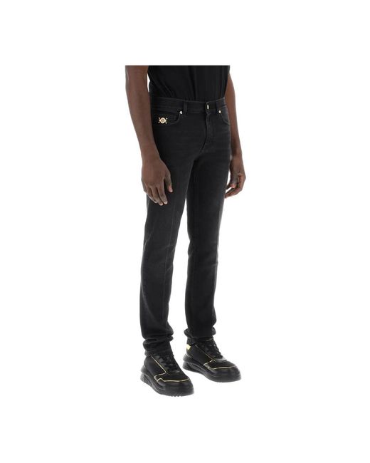 Versace Slim-fit jeans in Black für Herren