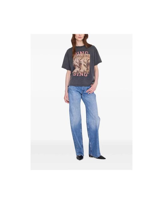 Anine Bing Blue T-Shirts