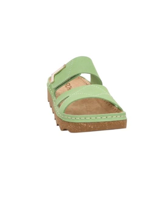 Rohde Schoenen ,Groen ,Groene Damessandaal in het Green