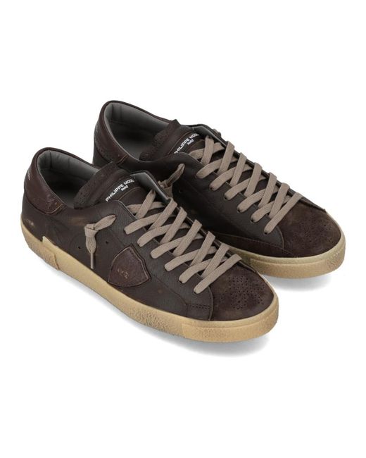 Philippe Model Brown Sneakers for men