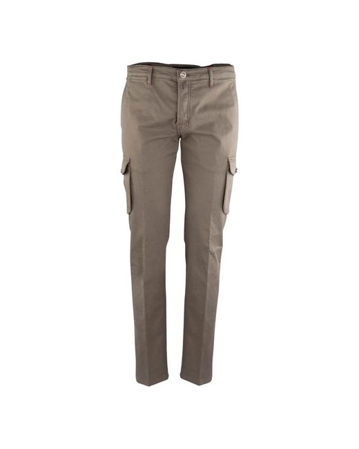 Kiton Gray Slim-Fit Trousers for men
