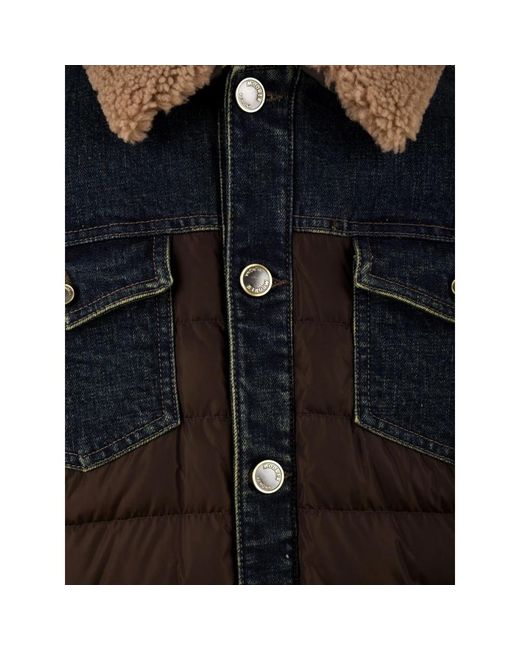 Denim Jackets Moorer pour homme en coloris Black