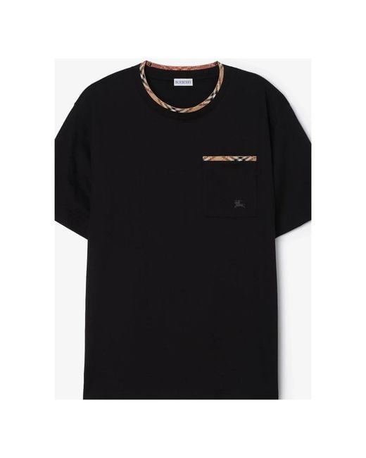 T-Shirts Burberry de hombre de color Black