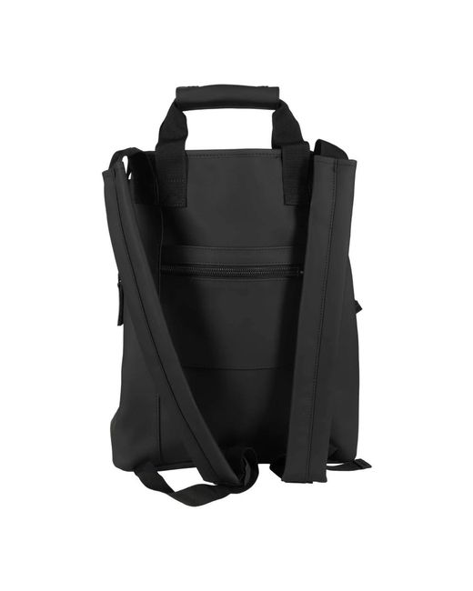 Rains Texel tote rucksack in Black für Herren