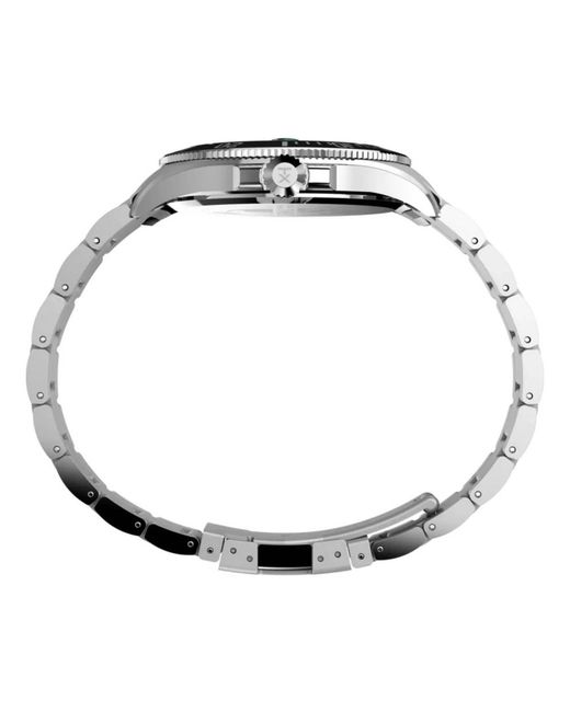 Timex Analoguhr in Metallic für Herren
