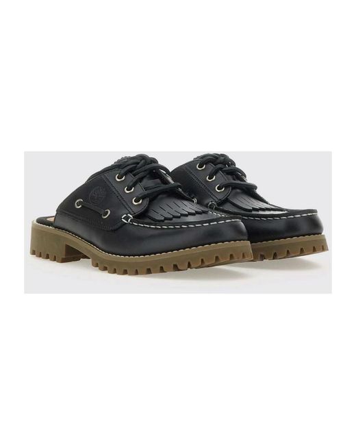 Timberland Black Mules