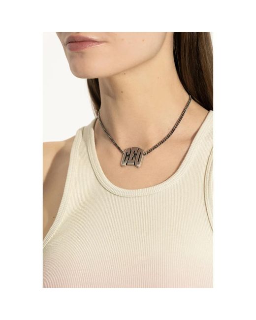 Balenciaga Metallic Necklaces