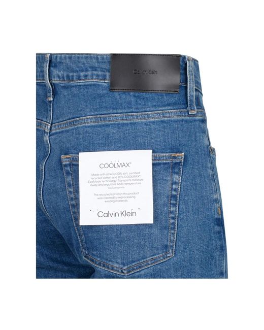 Calvin Klein Denim tapered mid jeans in Blue für Herren