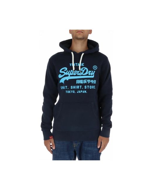 Hoodies Superdry pour homme en coloris Blue