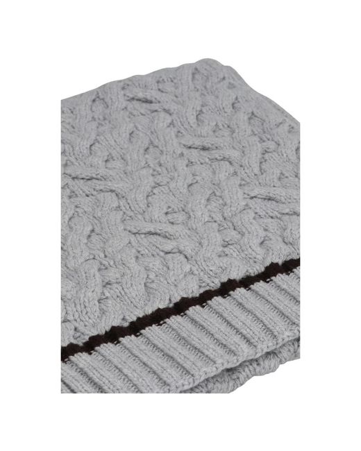 Malo Gray Winter Scarves for men