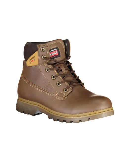 Carrera Brown Lace-Up Boots for men