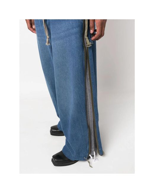 Greg Lauren Blue Loose-Fit Jeans for men