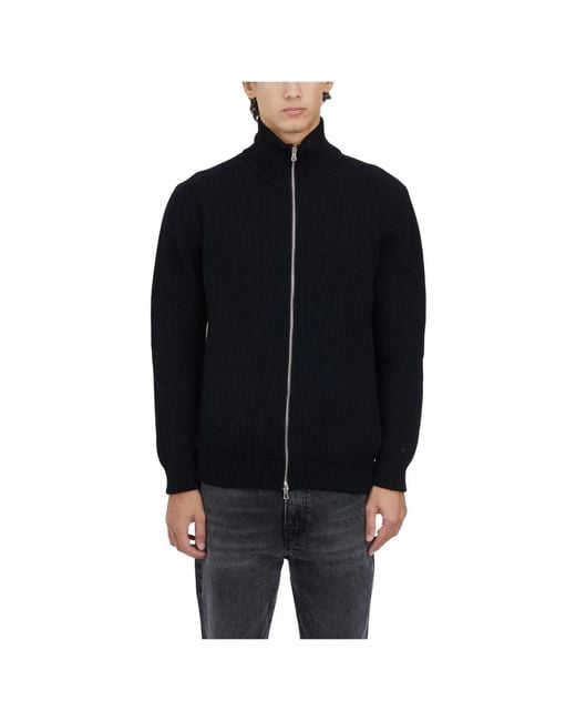 Seven Gauge Cardigans in Black für Herren