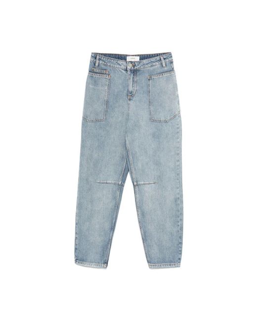 Ba&sh Blue Loose-Fit Jeans