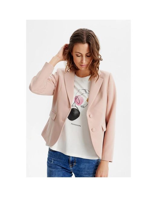 iN FRONT Pink Blazers