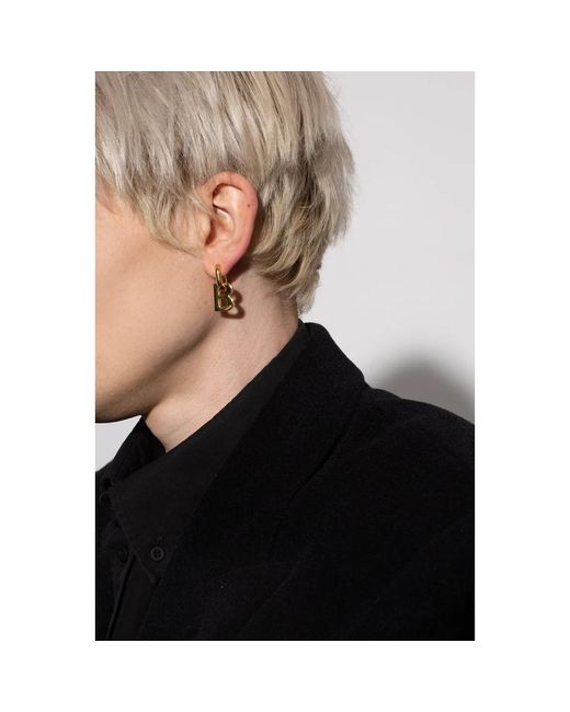 Earrings Balenciaga de hombre de color Metallic