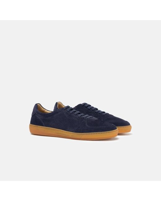 Scarosso Blue Aureliano Suede for men