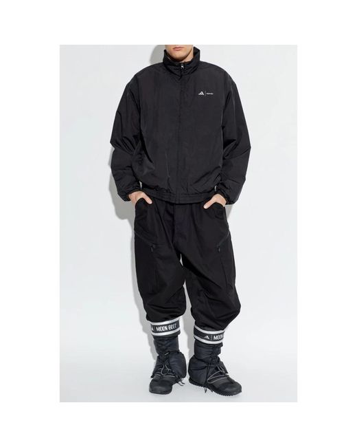 Adidas Fitness ,Zwart ,X Moon Boot Track Jacket in het Blue voor heren