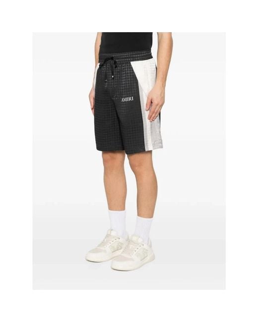Amiri Black Casual Shorts for men