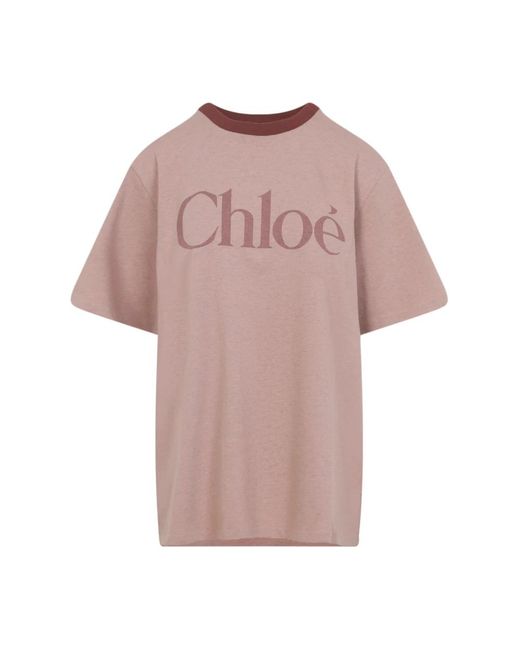 Chloé T-Shirts in het Pink