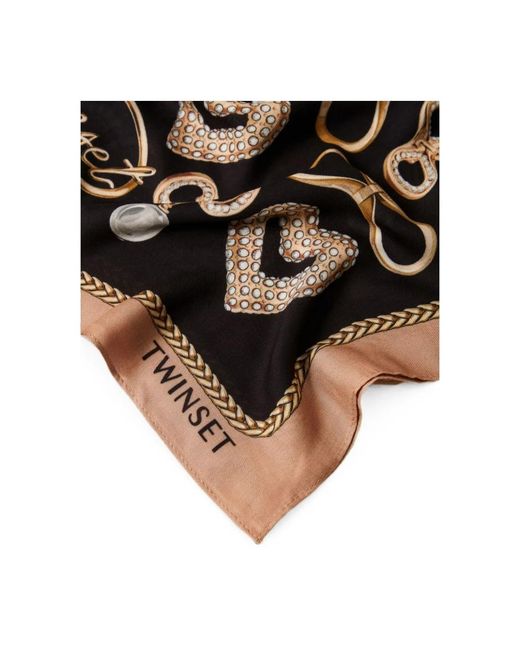 Twinset Black Scarves