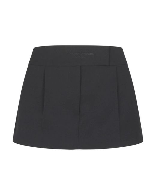 Alexander Wang Black Short Skirts