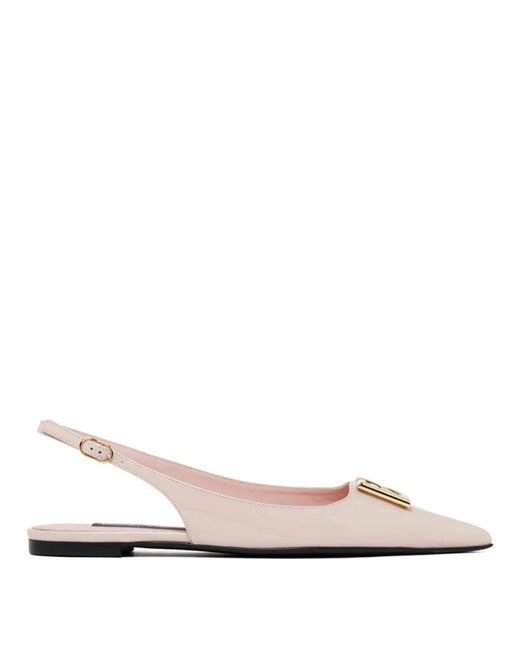 Dolce & Gabbana Pink Flat Sandals