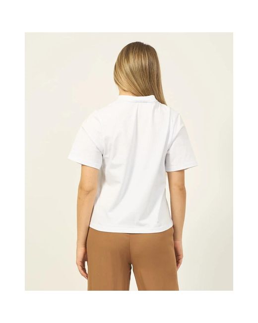 K-Way White Amilly rundhals t-shirt