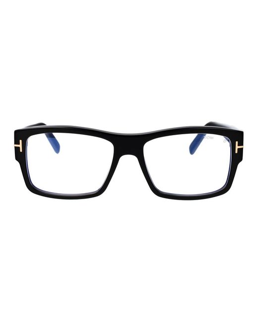 Tom Ford Block Square Optical in het Black