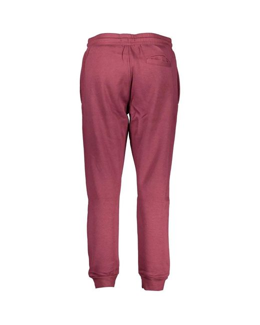 Roberto Cavalli Red Polyester Tracksuit Pant