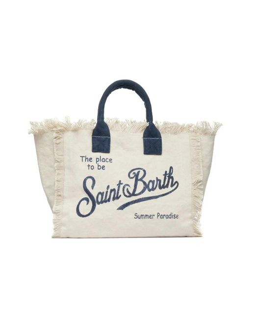 Mc2 Saint Barth Blue Tote Bags