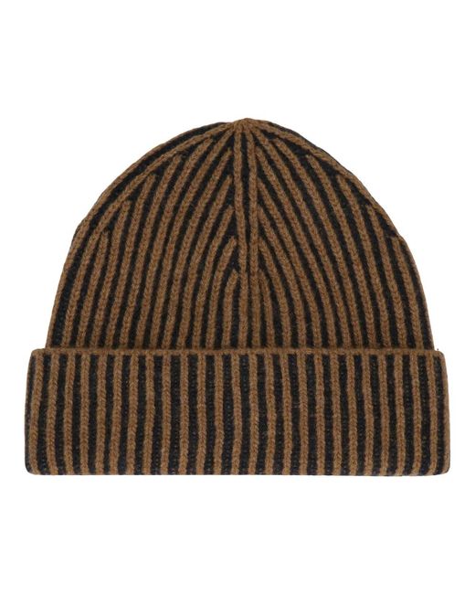 Beanies di Moorer in Brown da Uomo